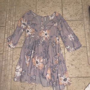 FREE PEOPLE FLORAL DRESS